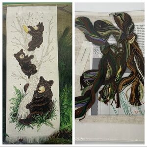 Honey Bears Embroidery Detail Design Kit